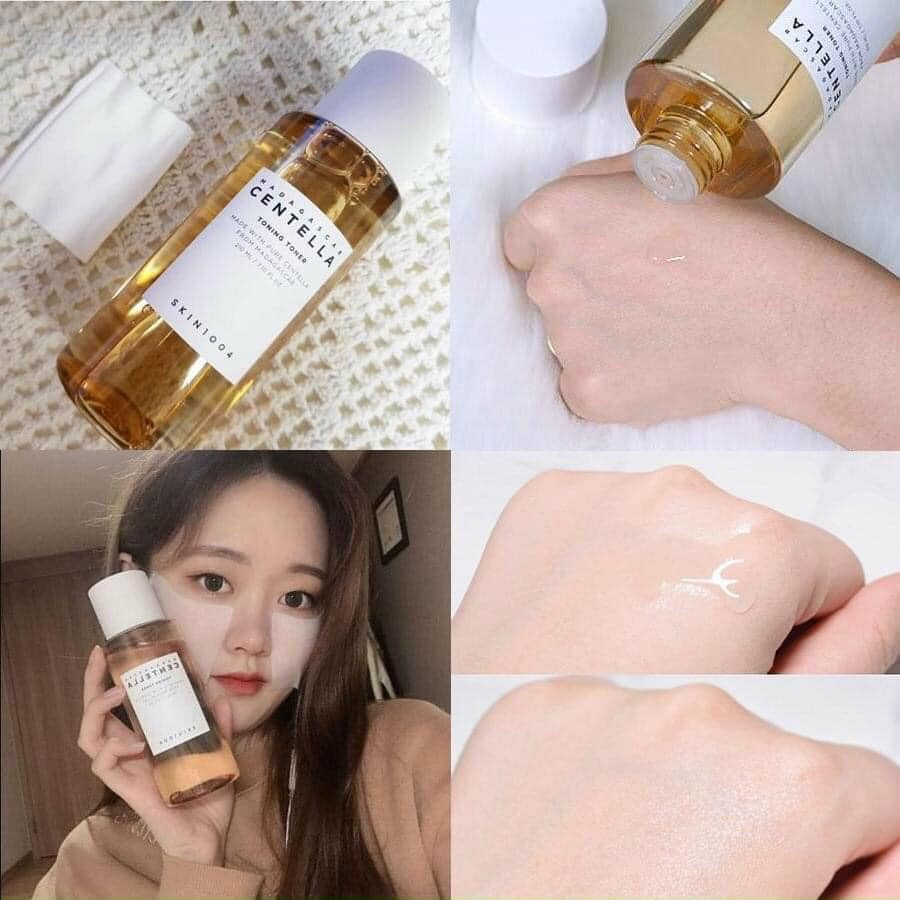 Nước hoa hồng rau má Madagascar Centella Asiatica Toning Toner Skin1004