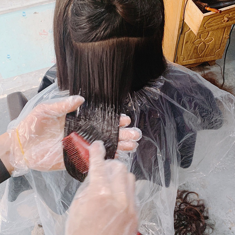 ❌RẺ NHẤT❌ Bịch 200 cái Áo choàng nhuộm tóc nilon, bạt choàng nilon làm tóc uốn, ép kích thước 60x90cm
