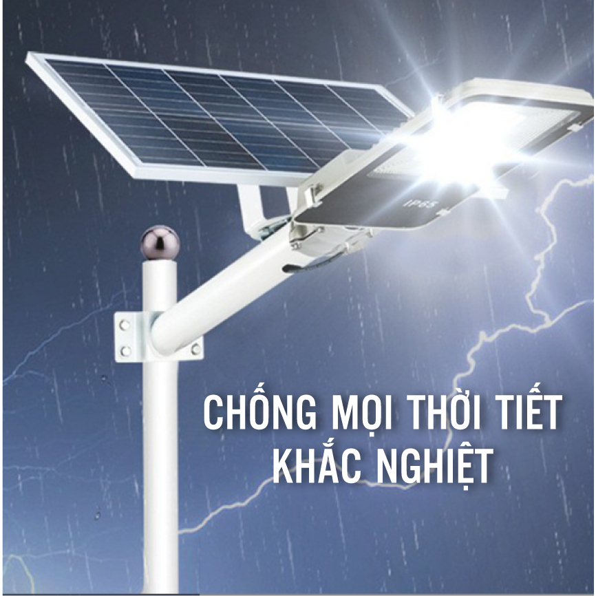 Đèn Năng Lượng Mặt Trời Cao Cấp Công Xuất 200w Solar Light - Đèn Sân Vườn Siêu Sáng Pin To Bảo Hành Uy Tín