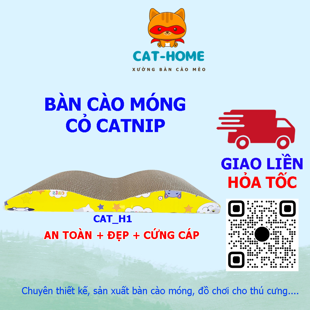 BÀN CÀO MÓNG CHO MÈO KÈM CANIP , BÀN CÀO MÓNG MÈO, GIÚP MÈO CÀO SẠCH VÀ MÒN BỚT MÓNG