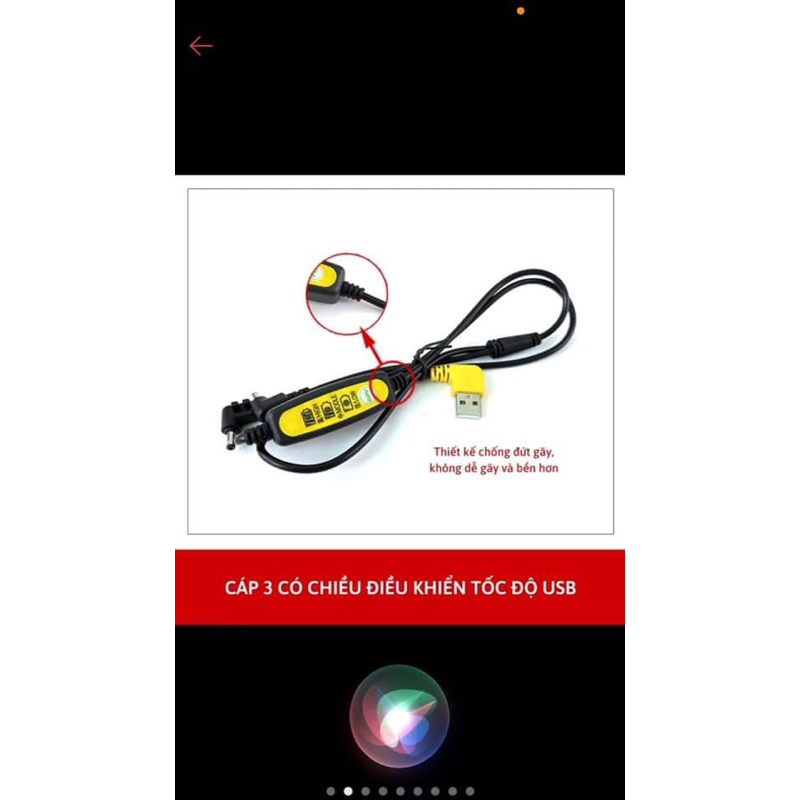 Cánh quạt 5v cho áo quạt điều hoà