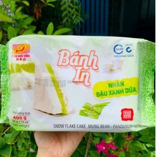 Bánh in đậu xanh lá dứa Tân Huê Viên cây 400g