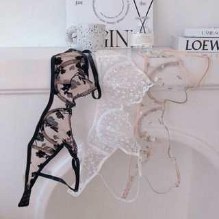 Bộ bra lưới thêu có gọng - Shi Lingerie
