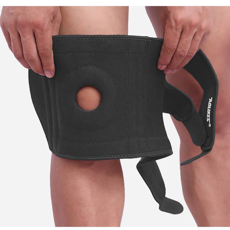 Bó gối thể thao có lò xo AOLIKES băng đầu gối khi chạy bộ,bóng đá thể thao leo núi