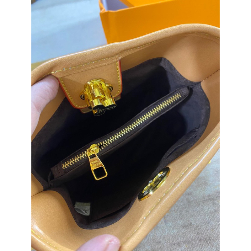 Túi LV dáng chậu kèm ví