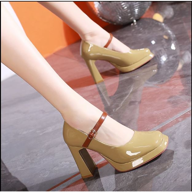 Giày Cao Gót Ulzzang Thời Trang Nữ Hàng Quảng Châu Mẫu Hot 2023