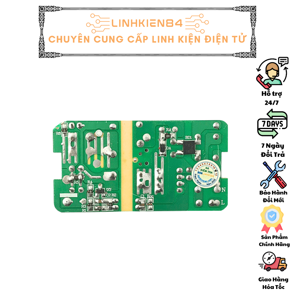 Nguồn Xung Không Vỏ 5V 12V 24V