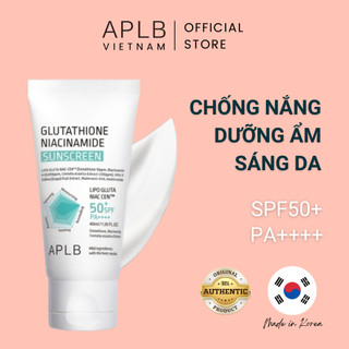 Kem Chống Nắng APLB Glutathione Niacinamide Chống Nắng Sáng Da Dưỡng Ẩm 40ml