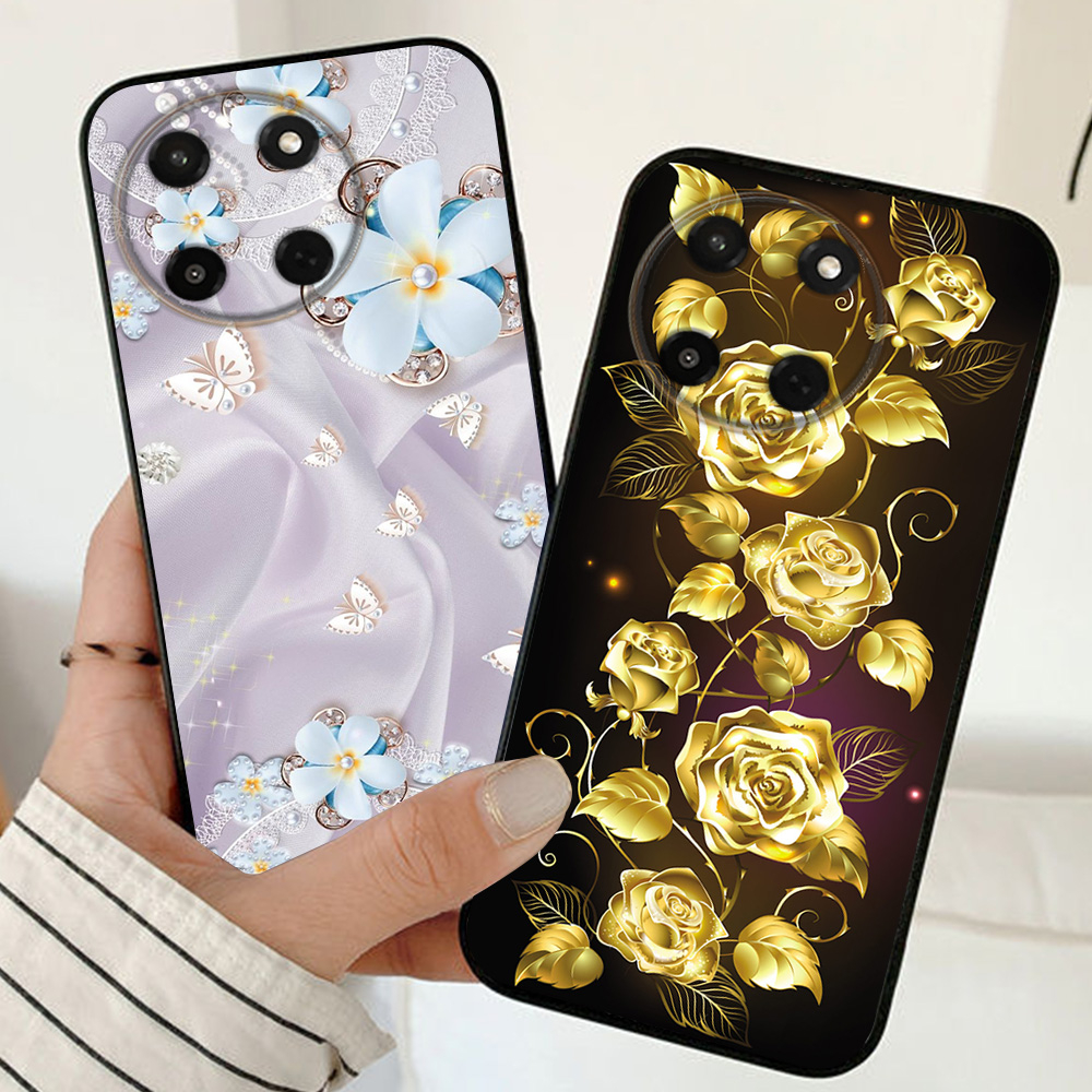 Ốp lưng realme 11 4g / 5g / realme 11 pro / 11 pro plus 5g in hình hoa , ốp nữ sang trọng