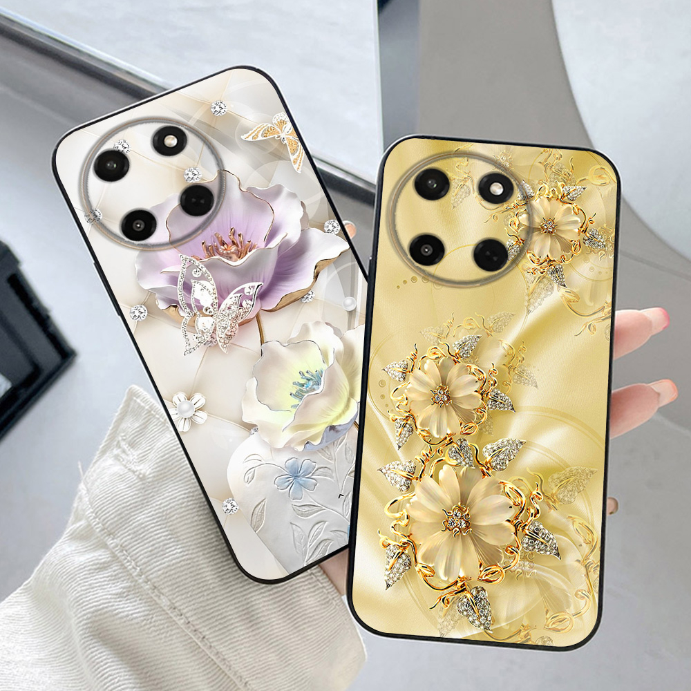 Ốp lưng realme 11 4g / 5g / realme 11 pro / 11 pro plus 5g in hình hoa , ốp nữ sang trọng