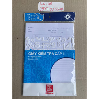 SET 10 Tập Kiểm Tra Kẻ Ngang Hồng Hà 4933