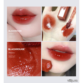 Son Tint Bóng Black Rouge Half N Half Water Glow HG04 Over Tension - Màu Đỏ Gạch