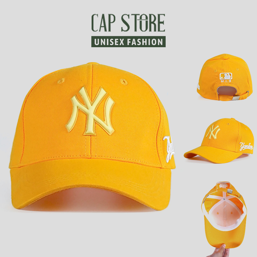 Nón lưỡi trai MLB - Mũ NY nam nữ thời trang logo thời trang nam cao cấp full box phong cách ulzzang Capstore.vn [NY.04]