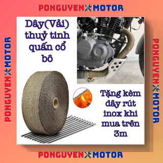 DÂY VẢI SỢI THUỶ TINH QUẤN CỔ BÔ CHỐNG NÓNG (ĐỌC MÔ TẢ SẢN PHẨM)