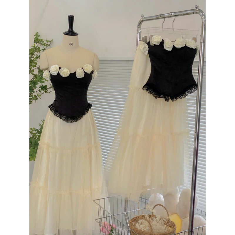 Set cúp ngực đính hoa