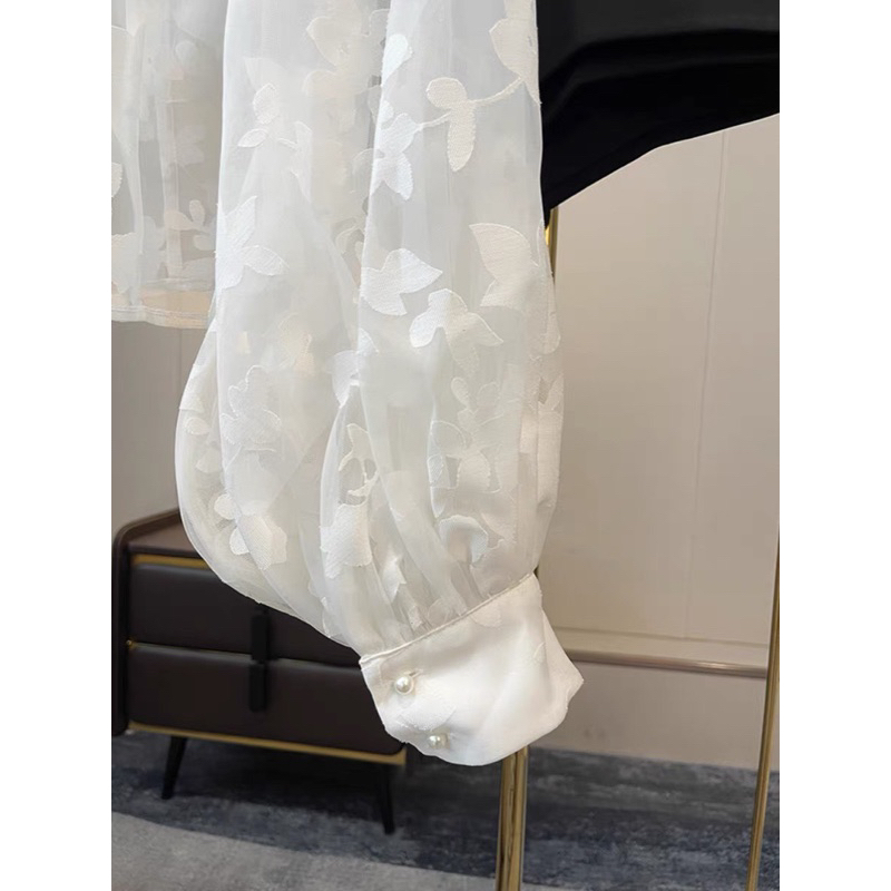 Áo hoa 3d đính trai