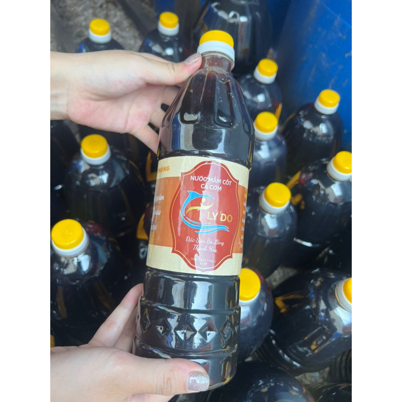 500ml Nước Mắm Cá Cơm truyền thống Ba Làng, nước mắm ngon, nước mắm cốt, nước mắm sạch