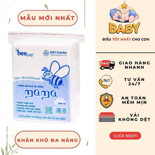 Combo 5 gói khăn vải khô đa năng  mama 240 tờ