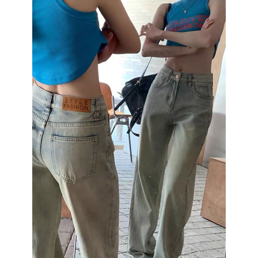 Quần Jean Nữ Ống Xuông, Quần Bò Nữ Ống Xuông Phối Đồ Siêu Xinh Đ32 | BigBuy360 - bigbuy360.vn
