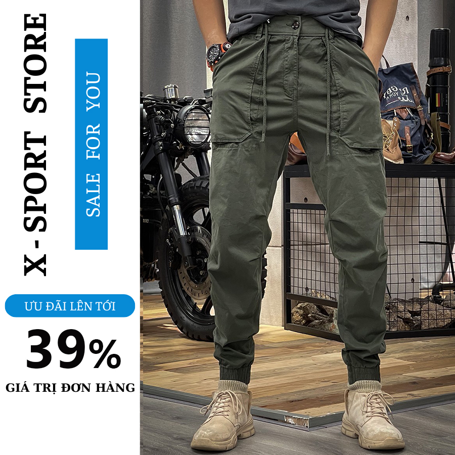 Quần Jogger Kaki Túi Hộp - Thiết Kế Trẻ Trung, Năng Động, Hàng Xuất Khẩu [JG YUIS]