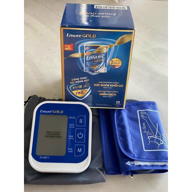 Máy đo huyết áp điện tử có kèm pin Ensure, Glucera mẫu mới nhất