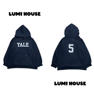 Áo hoodie xanh than yale lumihouse a16