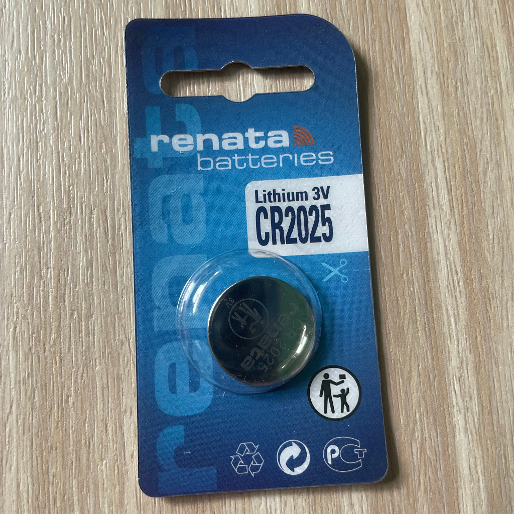 [ LOẠI TÔT] Pin nút Thụy Sỹ Renata CR2025 Lithium 3V Chính Hãng Vỉ 1 Viên CR2025 - Made In Swiss