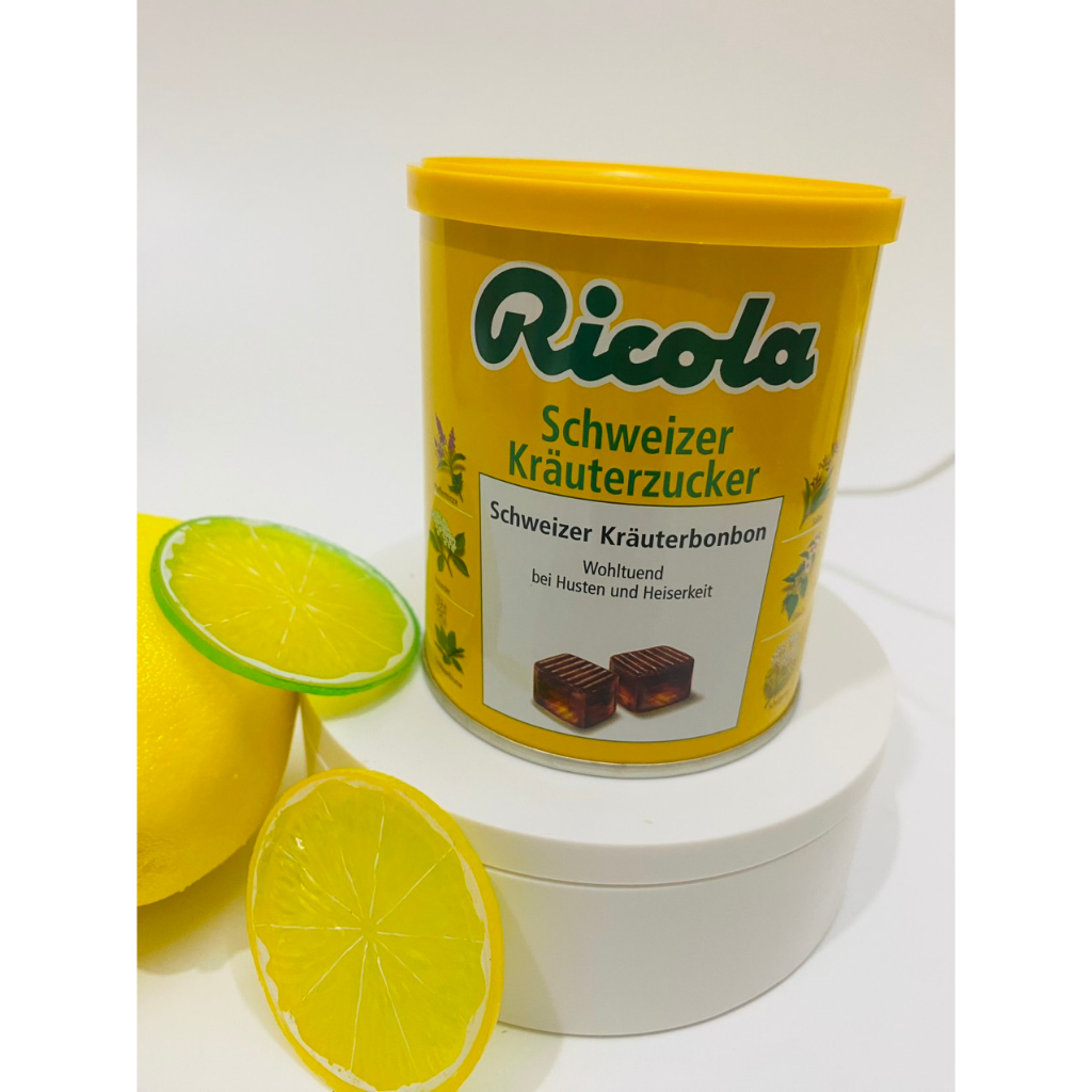 Kẹo ngậm ho thảo mộc Ricola Original Herb 250gr Đức