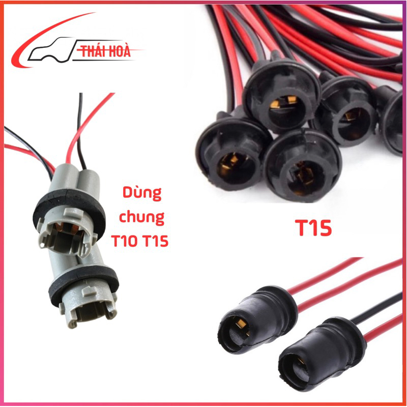 Đui Bóng Đèn, giắc T10, T15 Đèn Demi, Xi Nhan Ô Tô Xe Máy