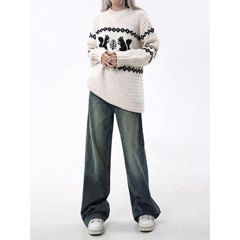 Quần Jean Nữ Ống Suông , Quần Bò Nữ Ống Rộng Lưng Cao Màu Xanh Mài Phong Cách Đường Phố Hàn Quốc 2023 TL36 | BigBuy360 - bigbuy360.vn