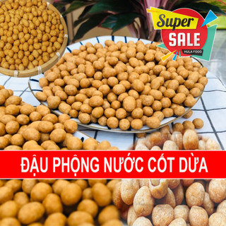 500gr đậu phộng da cá nước cốt dừa thơm ngon giòn tan - đồ ăn vặt hula food