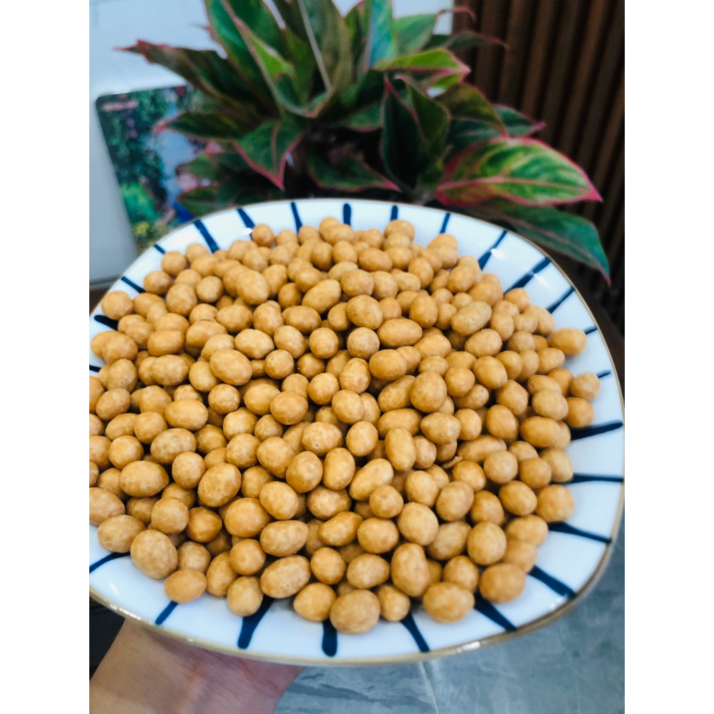 500Gr Đậu Phộng Da Cá Nước Cốt Dừa Thơm Ngon Giòn Tan - Đồ Ăn Vặt HULA FOOD
