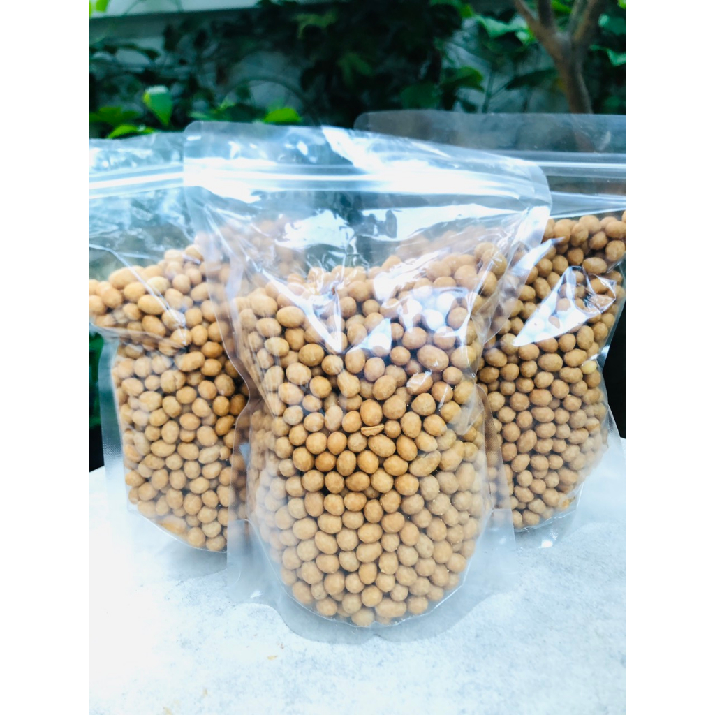 500Gr Đậu Phộng Da Cá Nước Cốt Dừa Thơm Ngon Giòn Tan - Đồ Ăn Vặt HULA FOOD