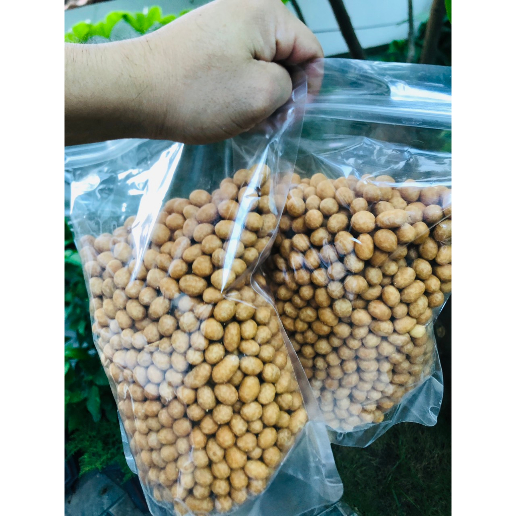 500Gr Đậu Phộng Da Cá Nước Cốt Dừa Thơm Ngon Giòn Tan - Đồ Ăn Vặt HULA FOOD