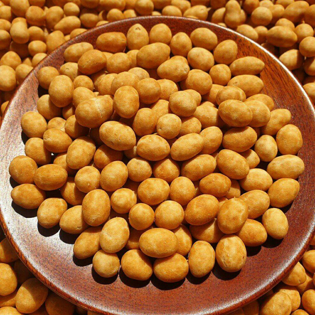 500Gr Đậu Phộng Da Cá Nước Cốt Dừa Thơm Ngon Giòn Tan - Đồ Ăn Vặt HULA FOOD