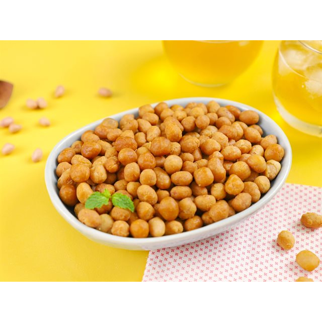 500Gr Đậu Phộng Da Cá Nước Cốt Dừa Thơm Ngon Giòn Tan - Đồ Ăn Vặt HULA FOOD