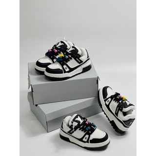 Giày thể thao lo..uis vuit__ton sneakers trainer maxi đen full, giày thể thao lv đen kèm dây full stick