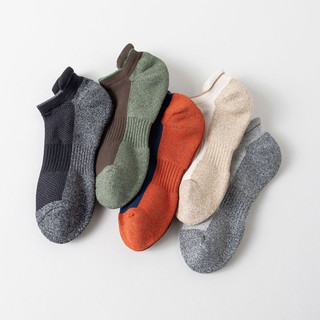 Tất thể thao chạy bộ runing siêu dày và êm 2 màu tương phản SET 5 ĐÔI Hàng siêu cấp chất liệu Cotton thấm hút mồ hôi