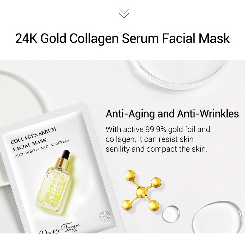 Mặt Nạ Giấy Doctor Tony Tinh Chất Serum Dưỡng Ẩm Làm Sáng Da Giảm Thâm Cung Cấp Vitamin Cho Da Nội Địa Trung