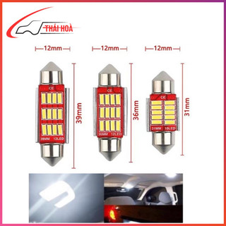 Bóng đèn led trần nóc ô tô, đèn nội thất 12v 24v 31mm 36mm 39mm