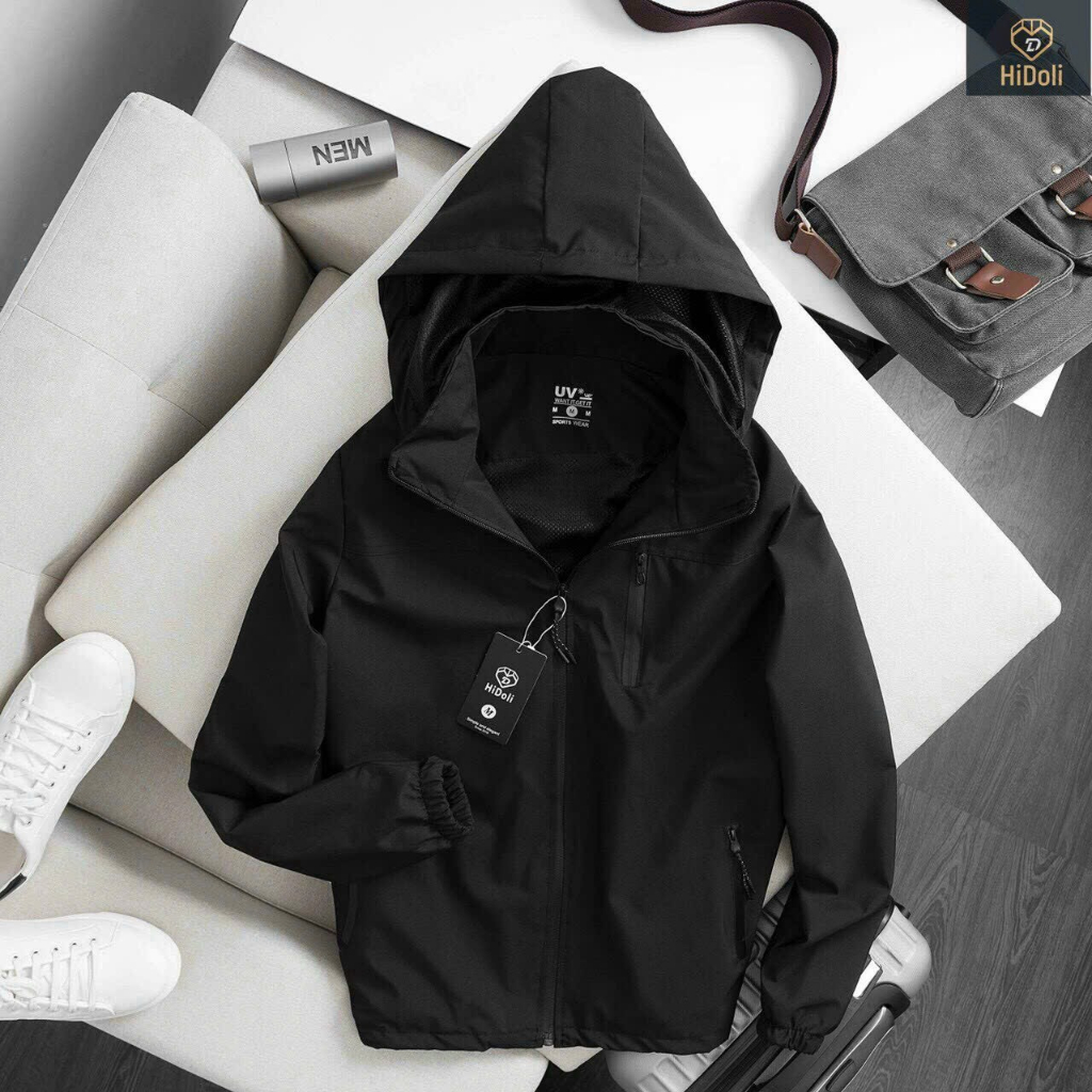 Áo Khoác Gió, Áo Khoác Gió 3 Khoá Nam Nữ,Vải Gió Tráng Bạc,Áo khoác gió 2 lớp dành cho nam nữ phong cách trẻ trung,
