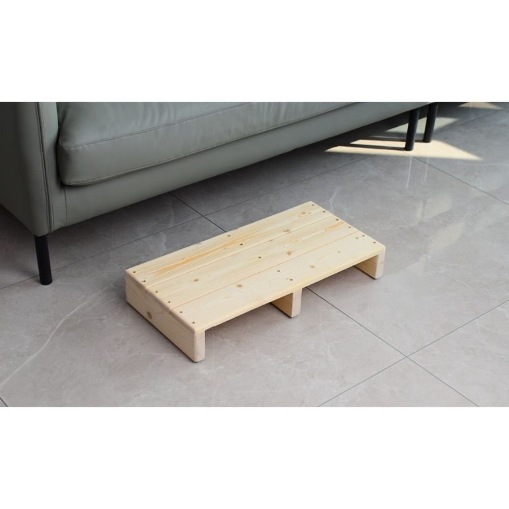 Ghế đẩu gỗ ngồi giặt đồ làm nail kê chân văn phòng gỗ thông