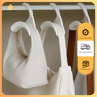 Móc treo túi xách/ túi xách vải lụa bản rộng chống rơi móc treo quần áo đa năng
