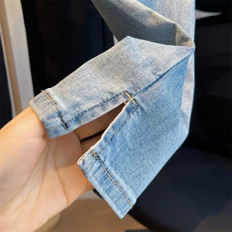 Quần Jeans Nữ Ống Đứng , Quần Bò Nữ Ống Đứng Màu Xanh Phối Đồ Cực Đẹp Đ45 | BigBuy360 - bigbuy360.vn