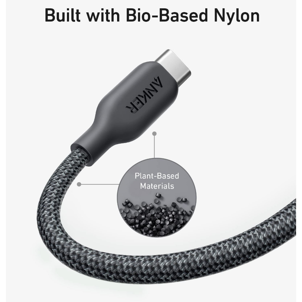 Dây cáp sạc nhanh Anker 544 240w Type C - Type C Bio - Based Nylon sạc siêu nhanh 25w 45w 60w 100w 140w 3astore