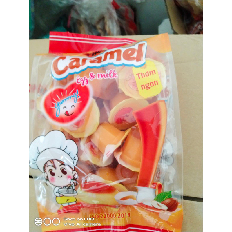 Thạch Caramel trứng Duy Phát thơm mát gói 400g