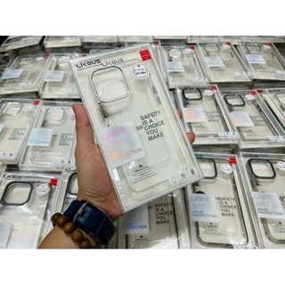 Ốp Lưng Likgus Lưng trong Viền cam và phần nút Bên Hông Kim loại Iphone 15 pro max,15 pro,15 plus,15