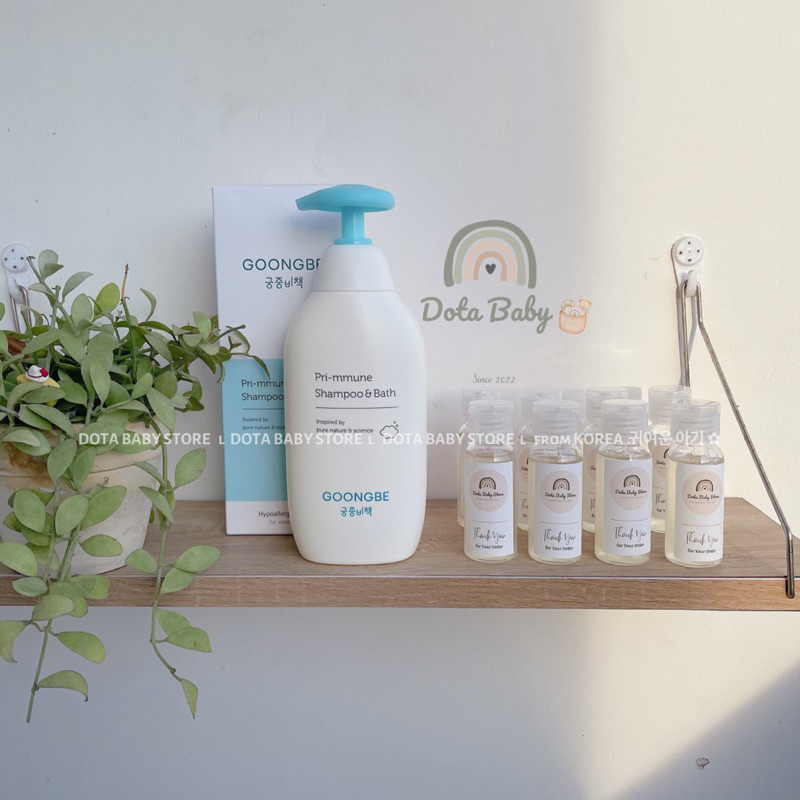 Sữa Tắm Gội GOONGBE 2in1 Cho Bé 30ml Made In Korea
