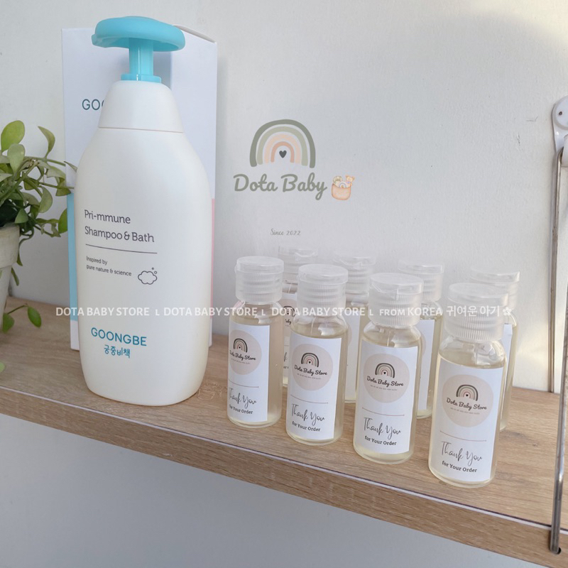Sữa Tắm Gội GOONGBE 2in1 Cho Bé 30ml Made In Korea