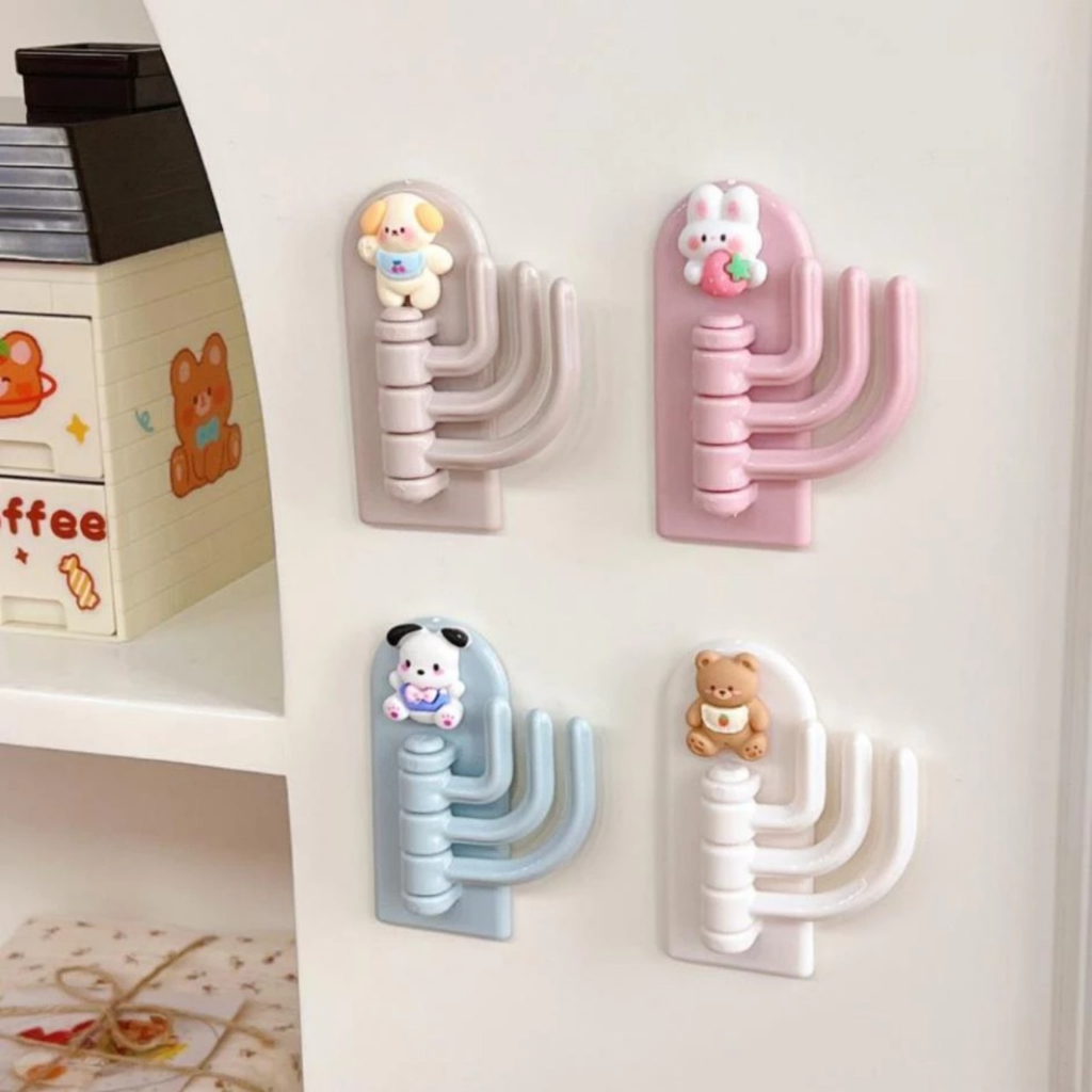 Móc Dán Tường 3 Chấu, Móc Treo Đồ 3 Chấu Đa Năng